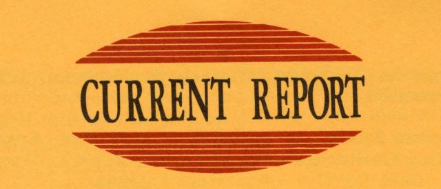 Current Report - Office of the President