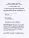 2004.01.16 - Executive Committee Meeting Minutes