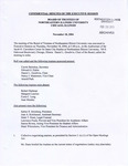 2004.11.18 - Executive Committee Meeting Minutes