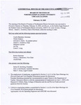 2005.02.10 - Board of Trustees Executive Committee Minutes