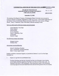 2005.09.22 - Board of Trustees Executive Committee Minutes