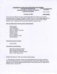 2006.11.16 - Executive Committee Meeting Minutes
