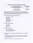 2006.02.09 - Executive Committee Meeting Minutes