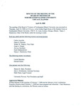 2008.04.10 - Board of Trustees Meeting Minutes by Northeastern Illinois University Board of Trustees