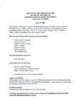 2008.06.12 - Board of Trustees Meeting Minutes by Northeastern Illinois University Board of Trustees