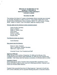2008.11.20 - Board of Trustees Meeting Minutes by Northeastern Illinois University Board of Trustees
