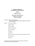 2010.09.16 Board of Trustees Meeting Minutes by Northeastern Illinois University Board of Trustees
