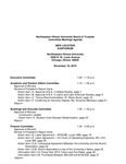 2010.11.18 Board of Trustees Meeting Minutes by Northeastern Illinois University Board of Trustees