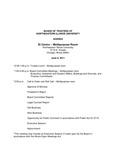 2011.06.09 Board of Trustees Meeting Minutes by Northeastern Illinois University Board of Trustees