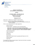 2012.09.20 - Board of Trustees Meeting Minutes by Northeastern Illinois University Board of Trustees
