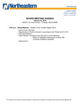 2018.01.23 - Board of Trustees Meeting Minutes by Northeastern Illinois University Board of Trustees