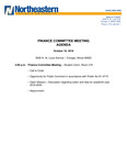 2018.10.18 - Finance Committee Meeting Minutes by Northeastern Illinois University Board of Trustees