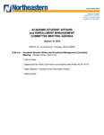 2019.01.16 - Academic/Student Affairs and Enrollment Management Committee Meeting Minutes by Northeastern Illinois University Board of Trustees