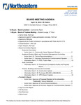 2019.04.18 - Board of Trustees Meeting Minutes by Northeastern Illinois University Board of Trustees