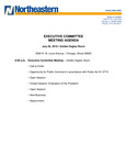 2019.07.29 - Executive Committee Meeting Minutes by Northeastern Illinois University Board of Trustees