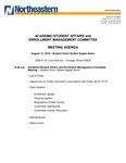 2019.08.14 - Academic/Student Affairs and Enrollment Management Committee Meeting Minutes by Northeastern Illinois University Board of Trustees