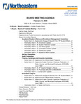 2020.02.13 - Board of Trustees Meeting Minutes by Northeastern Illinois University Board of Trustees