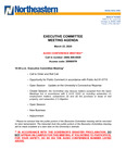 2020.03.23 - Executive Committee Meeting Minutes by Northeastern Illinois University Board of Trustees