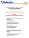 2020.05.14 - Academic/Student Affairs, Enrollment, and Technology Committee Meeting Minutes by Northeastern Illinois University Board of Trustees