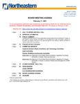 2021.02.11 - Board of Trustees Meeting Minutes by Northeastern Illinois University Board of Trustees