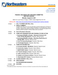 2021.08.23 - Finance, Buildings and Grounds Committee Meeting Minutes by Northeastern Illinois University Board of Trustees
