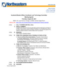 2021.08.26 - Academic/Student Affairs, Enrollment, and Technology Committee Meeting Minutes by Northeastern Illinois University Board of Trustees