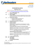 2021.09.23 - Board of Trustees Meeting Minutes by Northeastern Illinois University Board of Trustees