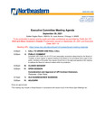 2021.09.29 - Executive Committee Meeting Minutes by Northeastern Illinois University Board of Trustees