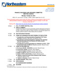 2021.10.25 - Finance, Buildings and Grounds Committee Meeting Minutes by Northeastern Illinois University Board of Trustees