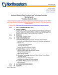 2022.01.20 - Academic/Student Affairs, Enrollment, and Technology Committee Meeting Minutes by Northeastern Illinois University Board of Trustees