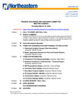 2022.03.24 - Finance, Buildings and Grounds Committee Meeting Minutes by Northeastern Illinois University Board of Trustees