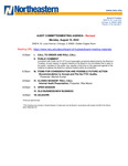 2022.08.15 - Audit Committee Meeting Minutes by Northeastern Illinois University Board of Trustees