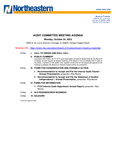 2022.10.24 - Audit Committee Meeting Minutes by Northeastern Illinois University Board of Trustees