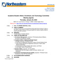 2023.01.26 - Academic/Student Affairs, Enrollment, and Technology Committee Meeting Minutes by Northeastern Illinois University Board of Trustees