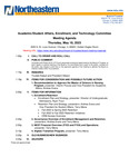 2023.05.18 - Academic/Student Affairs, Enrollment, and Technology Committee Meeting Minutes by Northeastern Illinois University Board of Trustees