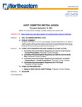 2024.09.19 - Audit Committee Meeting Minutes by Northeastern Illinois University Board of Trustees