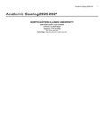 Northeastern Illinois University, Academic Catalog 2026-2027 by Northeastern Illinois University