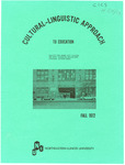 Cultural-Linguistic Approach to Education, 1972