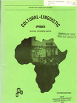 Cultural Linguistic Approach: Social Studies Units, Kindergarten- 1972