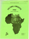 Cultural Linguistic Approach: Social Studies Units, Primary I & II- 1972 by Various Contributors