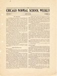 Chicago Normal School Weekly- June 12, 1911