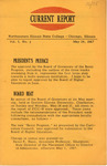 Current Report- May 24, 1967 by Office of the President Staff