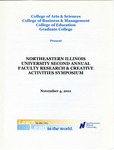 2011 Northeastern Illinois University Second Annual Faculty Research Symposium - Program