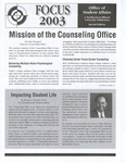 Focus- Special Edition 2003 by Newsletter Staff