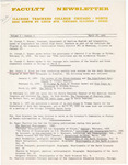 Illinois Teachers College Chicago - North Faculty Newsletter, March - August 1966 by Newsletter Staff