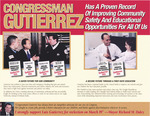 Campaign Materials - Congressman Gutierrez Has A Proven record Of Improving Safety by Office of Representative Luis V. Gutiérrez