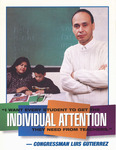 Campaign Materials - Students to Get Individual Attention, Backside with Daley by Office of Representative Luis V. Gutiérrez