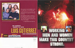 Campaign Materials - Working Men and Women Make This Country Strong by Office of Representative Luis V. Gutiérrez
