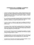 Legislative Accomplishments - First Session of the 104th Congress by Office of Representative Luis V. Gutiérrez