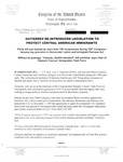 Sponsored Bills 107th Congress - 2001-2002 (part 1)